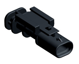 Złącze samochodowe 2-pinowe TE Connectivity -rzędowe Męski MCON 1.2 Wciskane Obudowa złącza samochodowego