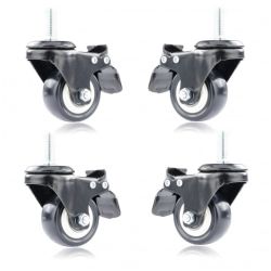 Kółka skrętne do szaf RACK 19" NEKU TS/TD komplet 4szt.