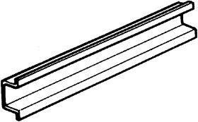 Szyna DIN długość 280mm wysokość 7.5mm Bez perforacji Legrand