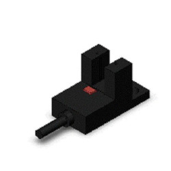 Czujniki fotoelektryczne Przez wiązkę widełkowy Omron PNP zakres 5 mm