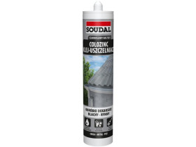 Uszczelniacz do blach dachowych RAL7021 Soudal 290ml CB-62487
