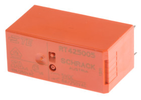 Przekaźnik mocy 5V dc DPDT TE Connectivity, montaż PCB 62Ω Otwór przezierny