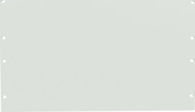 Blind plate, aluminum, (H) 311 mm, 7 U, light gray, PBPA19012LG2