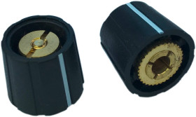 PSP S150-600-1 S150-600-1 Pokrętło czarny (Ø x W) 15 mm x 13.5 mm 1 szt.
