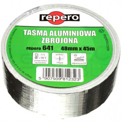 Taśma aluminiowa zbrojona 48mm x 45m samoprzylepna Repero 641