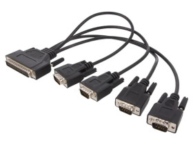 PCIE-1610B-AE 4-portowa RS-232 PCIe Karta komunikacyjna z zabezpieczeniem przeciwprzepięciowym