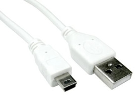 Kabel USB, dł. 2m, kolor: Biały
