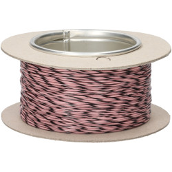 Rapid 100m Reel Pink/black 7/0.2mm Wire