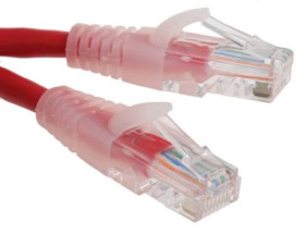 Kabel kat. 5e U/UTP Czerwony 3m