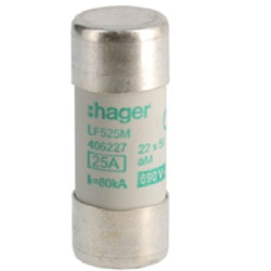 Bezpiecznik 25A 22.2 x 58mm 690V Hager