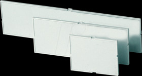 449-340-01 apra Rail DB front panel, 4 modules, grey