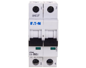 Wyłącznik nadprądowy 2P B 63A 6kA AC CLS6-B63/2-DP 270380