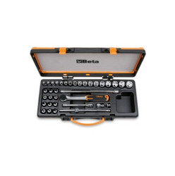 Zestaw nasadek rozmiar napędu 3/8 elementy: 34 BETA