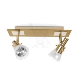 PORTIA 22 mosiądz antyczny BU10 2x50W Brilum 0407