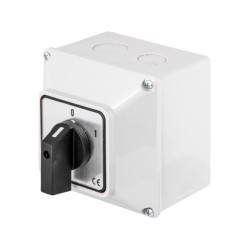 Łącznik krzywkowy 0-1 4P 16A w obudowie Next