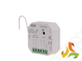 Ściemniacz bezprzewodowy z nadajnikiem dwukanałowym F&Home Radio moduł dopuszkowy ściemniacza jednokanałowego z nadajnikiem dwuk