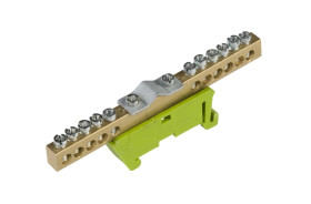 Zacisk toru /0/ 12 otworów z izolatorem zatrzaskowym