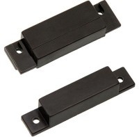 KONT62 Czujnik kontaktronowy NO szczelina 15 mm - komplet z magnesem, czarny