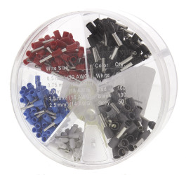 Zestaw końcówek zaciskowych typ: Bootlace Ferrule złącze: Nasadka metalowa typu bootlace SES Sterling 50 końcówek