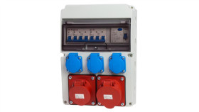 Rozdzielnica Budowlana Zabezpieczona Różnicówka Rsw113fc111