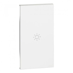 LIVING NOW klawisz z symbolem światło 2mod. biały KW01M2A