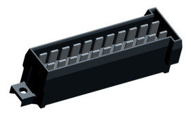 Złącze samochodowe 22-pinowe TE Connectivity 2-rzędowe Męski Przewlekany Lutowane Listwa stykowa PCB