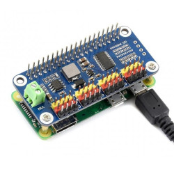 16-Channel Servo Driver HAT for Raspberry Pi (12-bit I2C)