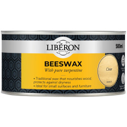 Liberon 126897 Beeswax Paste Clear 500ml