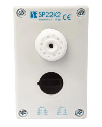 Obudowa kasety 2-otworowa 22mm szara IP65 SP22K200