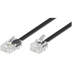 Goobay 68530 Phone Cable RJ45-RJ11 Black 3m