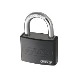 ABUS 49945 T65AL/40mm My Lock Aluminium Padlock Black Keyed Alike 6402