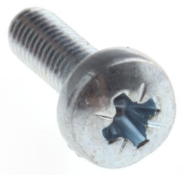 Śruby maszynowe M3 łeb z łbem walcowym soczewkowym Stalowe długość 10.0mm skok 0.50mm