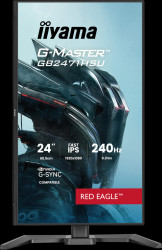 GB2471HSU-B1 61-cm monitor, USB, 1080p, pivot, speakers