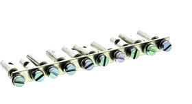 Szyna zworki Szyna zworki Weidmuller Bloki zaciskowe do montażu na szynie DIN