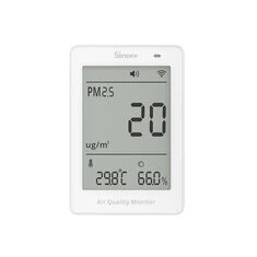 Monitor jakości powietrza Sonoff SAWF-07P WiFi PM2.5 PM10 Wilgotność Temperatura Zgodny z inteligentnym domem Kontrola głosowa I