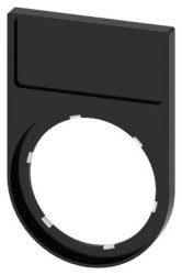 Ramka do etykiet samoprzylepnych 12,5x27mm czarna zaokrąglona otwór 22mm SIRIUS ACT 3SU1900-0AG10-0AA0