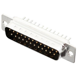 Encitech 2103-0100-03 D-Sub Pin Strip 25 Pins solder 180&#xB0; angle