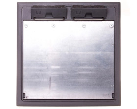 Kaseta podłogowa zasilająca 8-modułowa 264x242mm GES9/55U V 7011 7405037