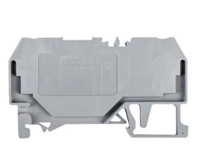 Złączka szynowa 2-przewodowa 4mm2 szara 281-916