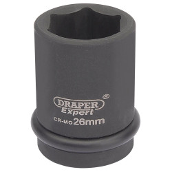Draper Expert 05007 Expert 26mm 3/4" Square Drive Hi-Torq® 6 Point Impact Socket