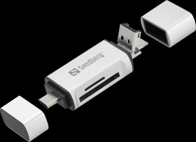 136-28 External card reader, USB-A, Micro USB, USB-C