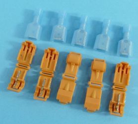 ZESTAW SZYBKOZŁĄCZY 5-SZT ORANGE