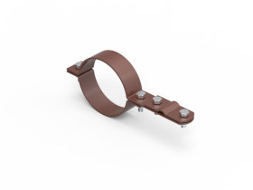 LA uchwyt do rury spustowej fi 100/skr 8017 lakierowany 96411014 ELKO-BIS