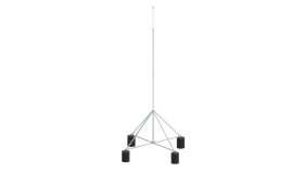 Maszt Izolowany Na Czworonogu Do Zwodów Poziomych Wysokich 6M Aluminium 65.6...