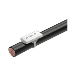 Weidm&#xFC;ller 1610700000-50 WKM Badge Cable tie 18x43mm 50pcs Halogen-free