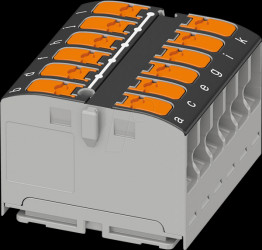 1019576 PTVFIX 12X2.5 distributor block, black