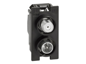 LIVING NOW Gniazdo TV-SAT 2 przewody - 1 moduł K4214D LEGRAND