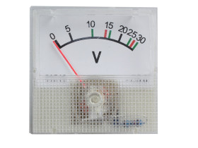 Woltomierz panelowy mini 30V