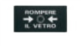 Plakietka Do Przycisku Ppoż. Czerwony Ec64402 /Opak. 10/