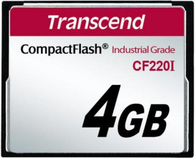 Karta pamięci flash CompactFlash, 4 GB, Transcend Tak CF220I SLC